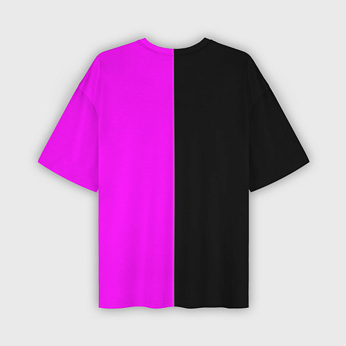 Мужская футболка оверсайз Токийские мстители черно-розовый / 3D-принт – фото 2