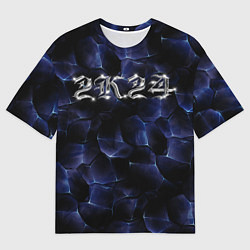 Футболка оверсайз мужская 2k24, цвет: 3D-принт