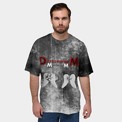 Футболка оверсайз мужская Depeche Mode - Memento Mori gothic, цвет: 3D-принт — фото 2