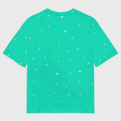 Мужская футболка оверсайз Лама no drama llama / 3D-принт – фото 2