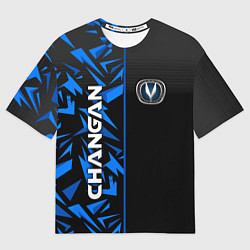 Мужская футболка оверсайз Changan - blue uniform