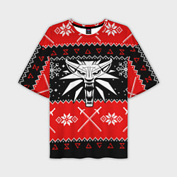 Мужская футболка оверсайз The Witcher christmas sweater