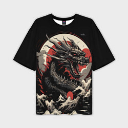 Мужская футболка оверсайз Дракон вечности символ года