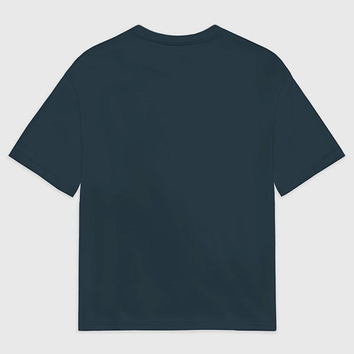 Мужская футболка оверсайз Красный дьявол / 3D-принт – фото 2