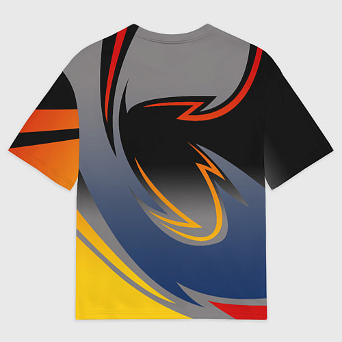 Мужская футболка оверсайз Scania логотип / 3D-принт – фото 2