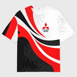 Мужская футболка оверсайз Evo racer mitsubishi - uniform