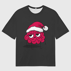 Футболка оверсайз мужская Мозги замерзли, цвет: 3D-принт