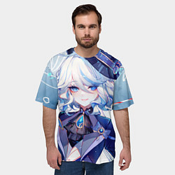 Футболка оверсайз мужская Genshin Impact Фурина, цвет: 3D-принт — фото 2