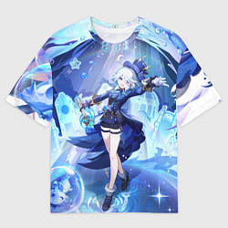 Футболка оверсайз мужская Genshin Impact Furina, цвет: 3D-принт