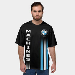 Футболка оверсайз мужская BMW Premium, цвет: 3D-принт — фото 2