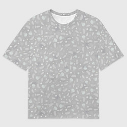 Мужская футболка оверсайз Узорная текстура бетона