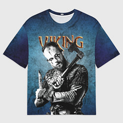 Футболка оверсайз мужская Флоки с оружием, цвет: 3D-принт