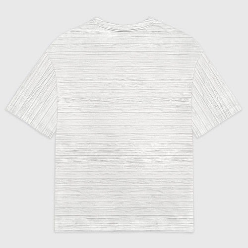 Мужская футболка оверсайз Французский бульдог грустинка / 3D-принт – фото 2