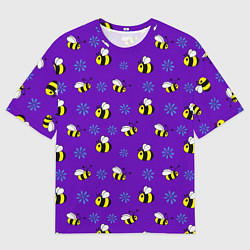 Мужская футболка оверсайз Bees
