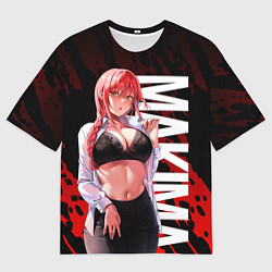 Мужская футболка оверсайз Макима в офисной одежде