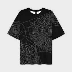 Футболка оверсайз мужская Spider паутина, цвет: 3D-принт