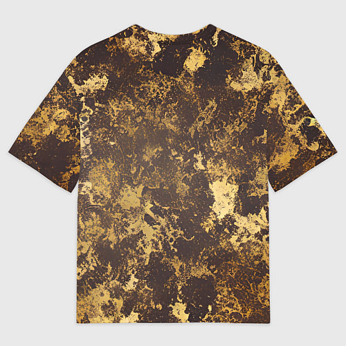 Мужская футболка оверсайз Золотые руины / 3D-принт – фото 2