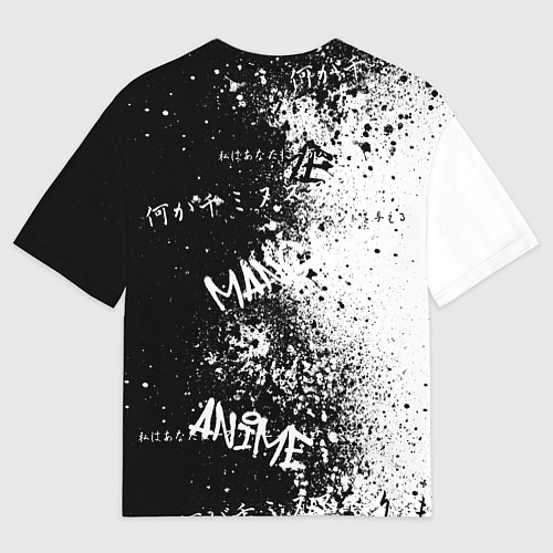 Мужская футболка оверсайз Ферн из аниме / 3D-принт – фото 2