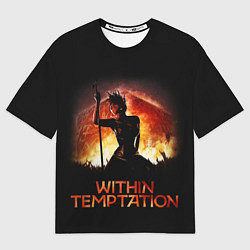 Мужская футболка оверсайз Within Temptation Sharon