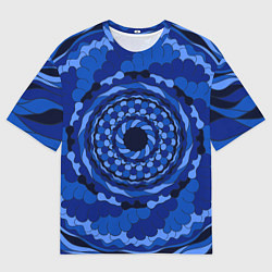 Мужская футболка оверсайз Витраж: морская пучина