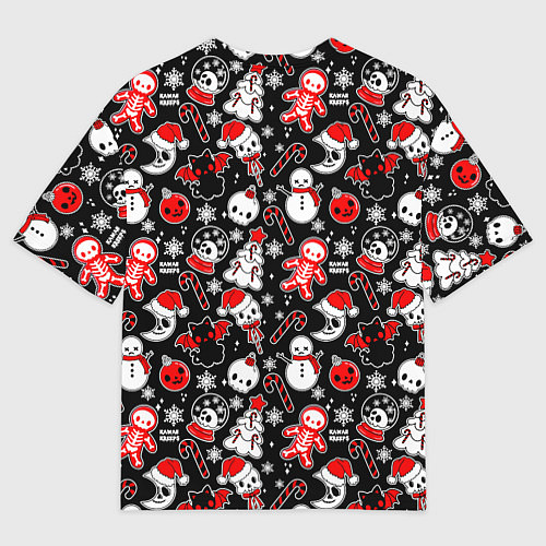 Мужская футболка оверсайз Кавайные чудаки / 3D-принт – фото 2