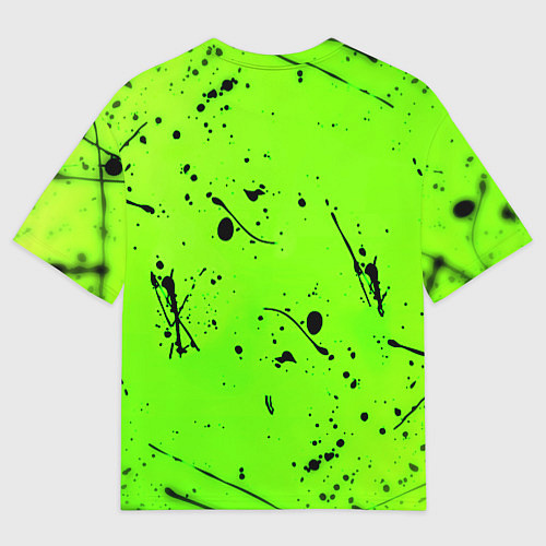 Мужская футболка оверсайз Xbox кислотный стиль / 3D-принт – фото 2