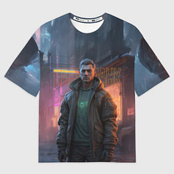 Футболка оверсайз мужская Местный механик, цвет: 3D-принт