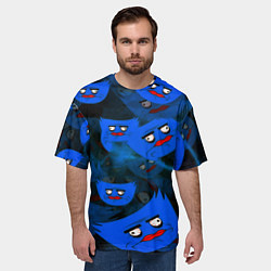 Футболка оверсайз мужская Huggy Wuggy topgames, цвет: 3D-принт — фото 2