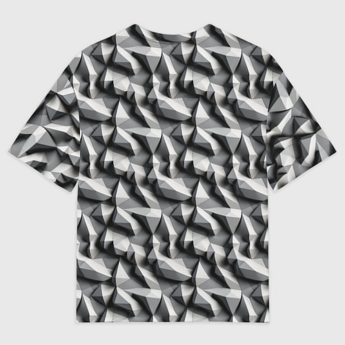 Мужская футболка оверсайз Камни / 3D-принт – фото 2