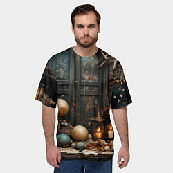 Футболка оверсайз мужская Витрина игрушечек, цвет: 3D-принт — фото 2
