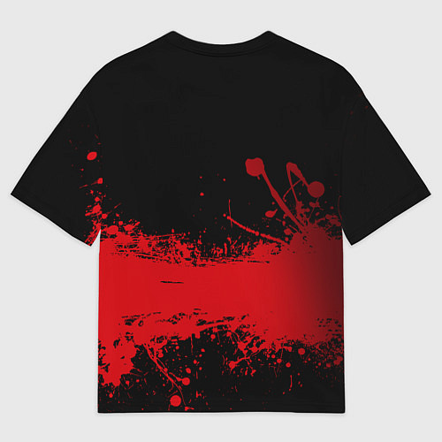 Мужская футболка оверсайз Анди - Нежить и неудача / 3D-принт – фото 2