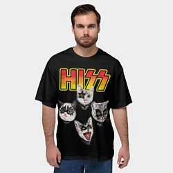 Футболка оверсайз мужская HISS, цвет: 3D-принт — фото 2