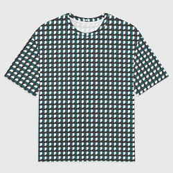 Футболка оверсайз мужская Геометрия объёмные пирамиды, цвет: 3D-принт