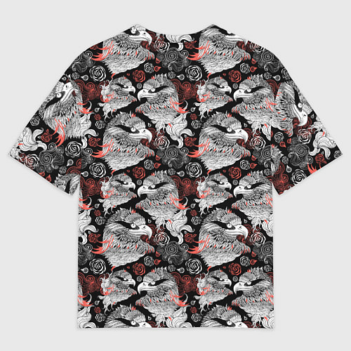 Мужская футболка оверсайз Портреты орлов / 3D-принт – фото 2