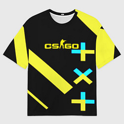 Футболка оверсайз мужская Counter strike cybersport, цвет: 3D-принт