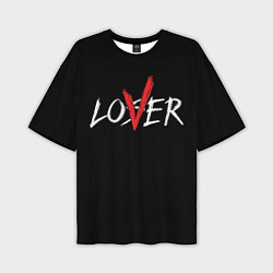 Футболка оверсайз мужская Lover loser, цвет: 3D-принт