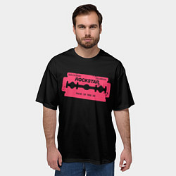 Футболка оверсайз мужская Rockstar razor, цвет: 3D-принт — фото 2