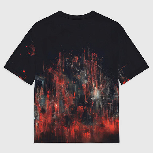 Мужская футболка оверсайз Андроид штурмовик / 3D-принт – фото 2