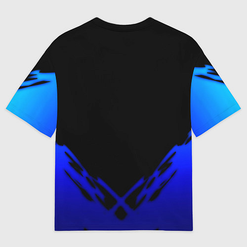 Мужская футболка оверсайз Subaru geomery / 3D-принт – фото 2
