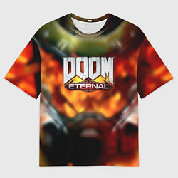 Мужская футболка оверсайз Doom eternal games