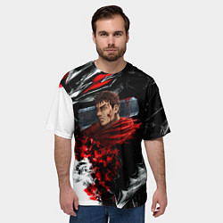 Футболка оверсайз мужская Berserk anime logo, цвет: 3D-принт — фото 2