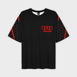 Футболка оверсайз мужская Audi sport geometry, цвет: 3D-принт