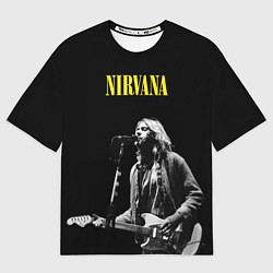 Мужская футболка оверсайз Группа Nirvana Курт Кобейн
