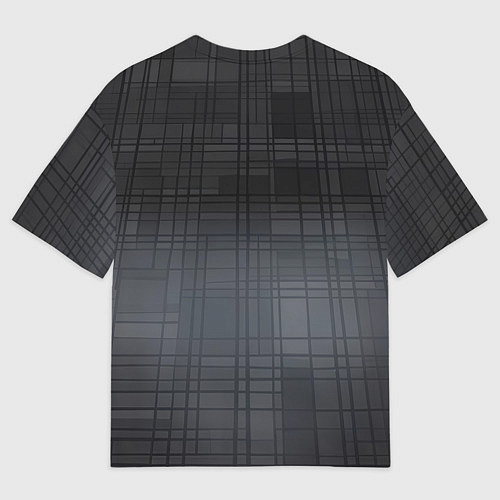 Мужская футболка оверсайз Футуристичный болид / 3D-принт – фото 2