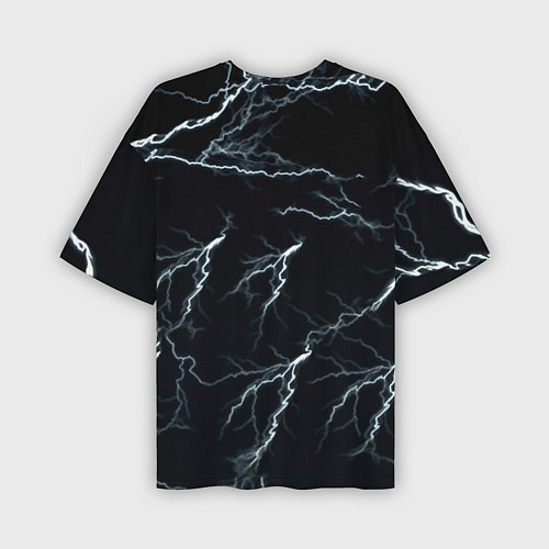 Мужская футболка оверсайз Радуга 6 шторм / 3D-принт – фото 2