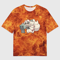 Мужская футболка оверсайз Взрывоопасная Фапута