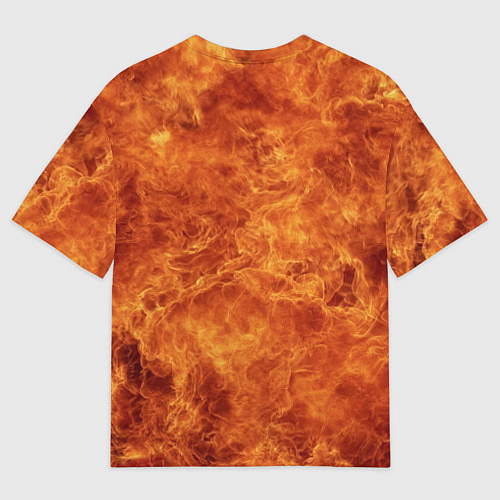 Мужская футболка оверсайз Взрывоопасная Фапута / 3D-принт – фото 2