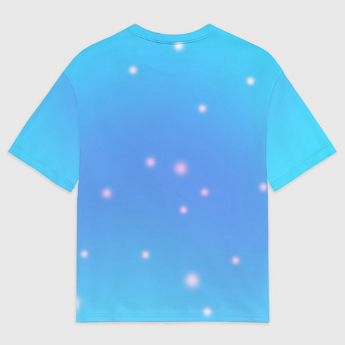 Мужская футболка оверсайз Холодный новогодний PK XD / 3D-принт – фото 2