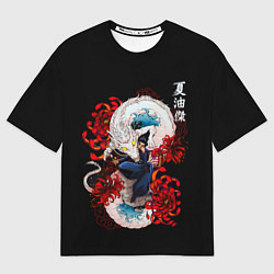 Футболка оверсайз мужская Сугуру Гето и дракон, цвет: 3D-принт