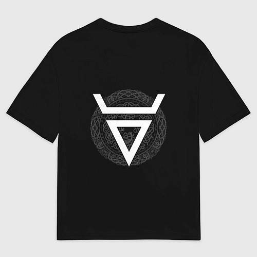 Мужская футболка оверсайз Велес - быть добру / 3D-принт – фото 2